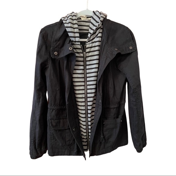 Roxy Jackets & Blazers - Roxy Striped Layered Jacket